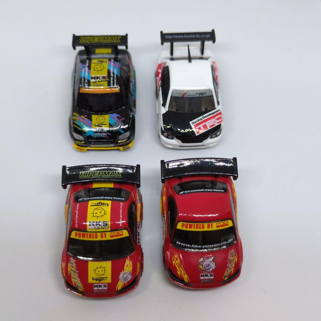 【 チョロＱ 】 ４台セット シルビア アルテッツァ ＨＫＳ ＴＲＤ 開封済