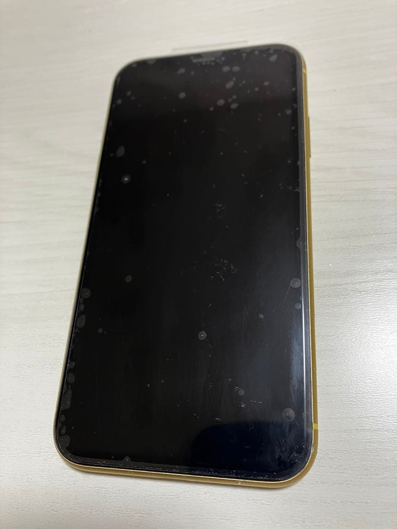 【中古整備品】iPhone XR 256GB イエロー SIMフリー 動作良好