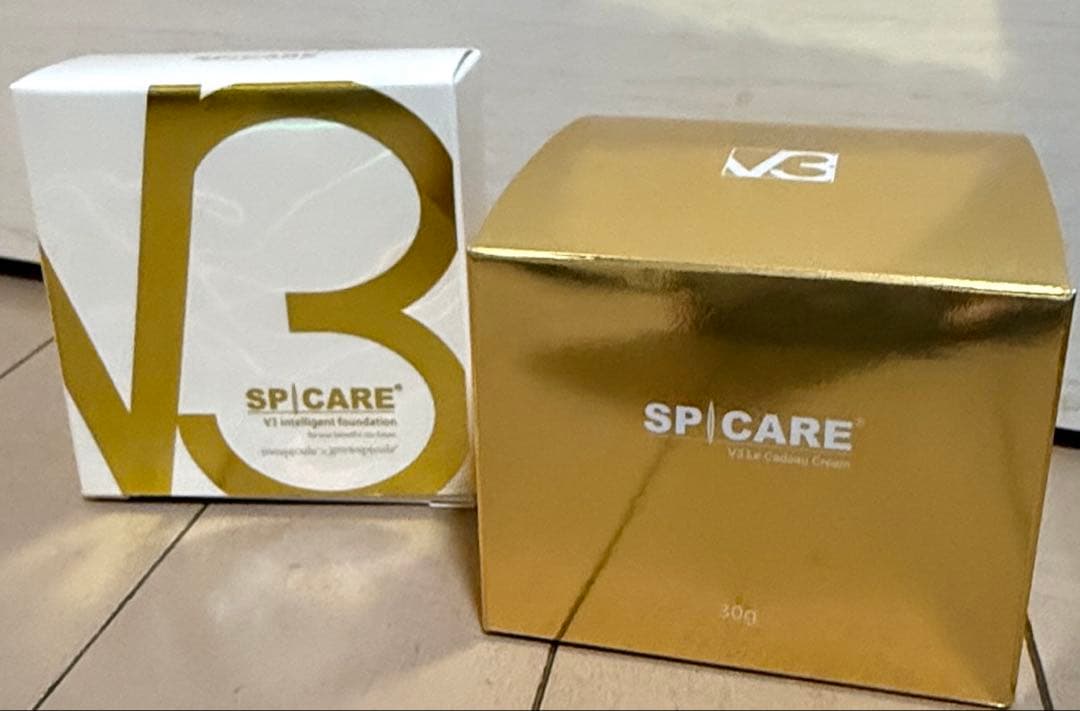 スピケアV3インテリジェントファンデーション＆ルカドークリーム 2点セット