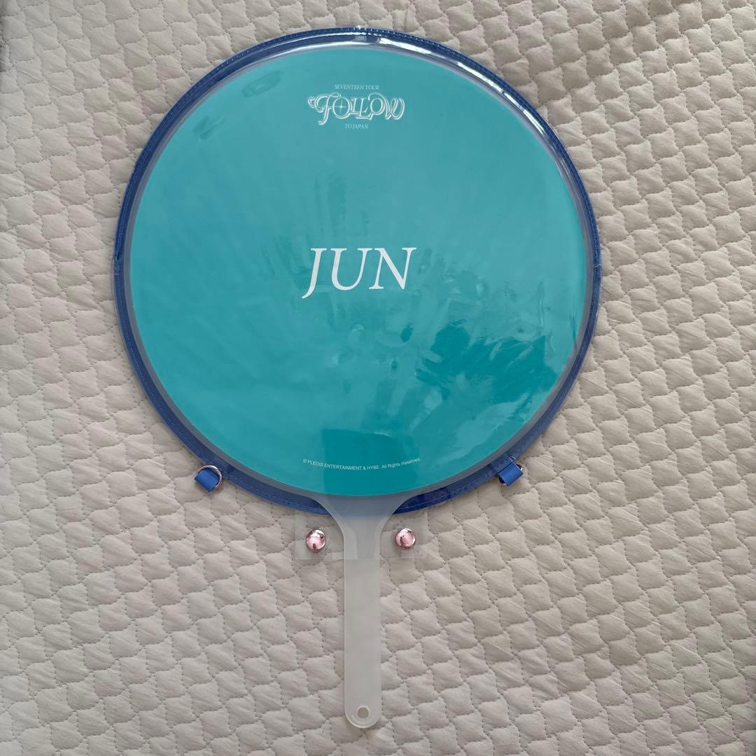 ジュン　SEVENTEEN ファンミグッズ　うちわ　トートバッグ　5点セット