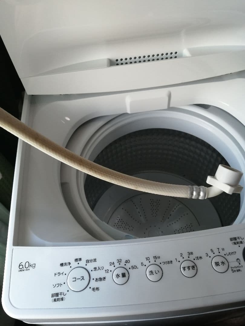 新品に近い　コジマオリジナル　洗濯機　6kg 2025年製