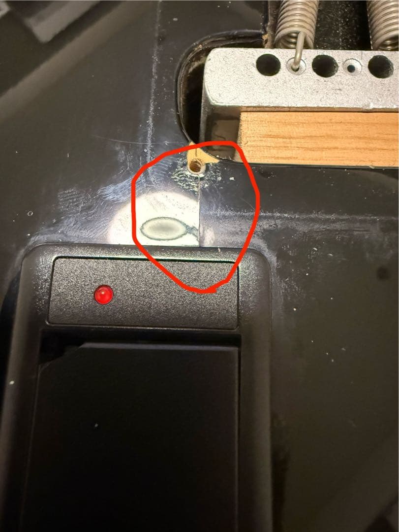 Fenderストラトブラック ボディ