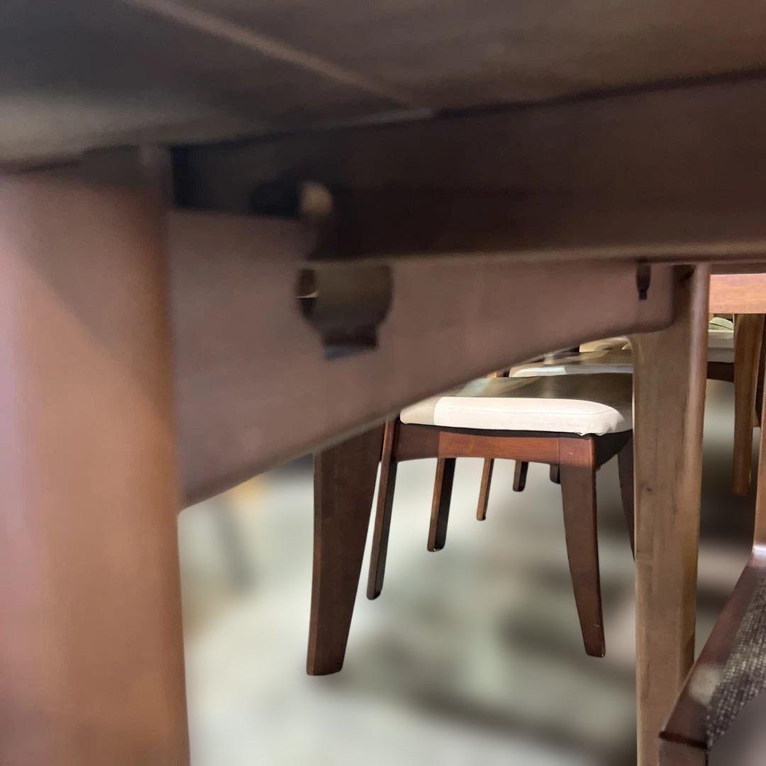 【unico】◇TRITOシリーズ◆ダイニングセット◇拡張天板◆