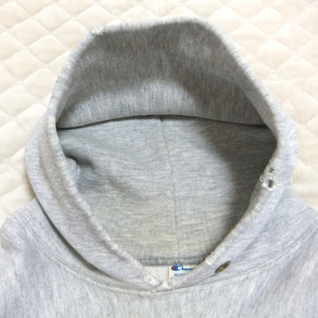 80sチャンピオントリコタグ小フードUSA製リバースウィーブパーカー
