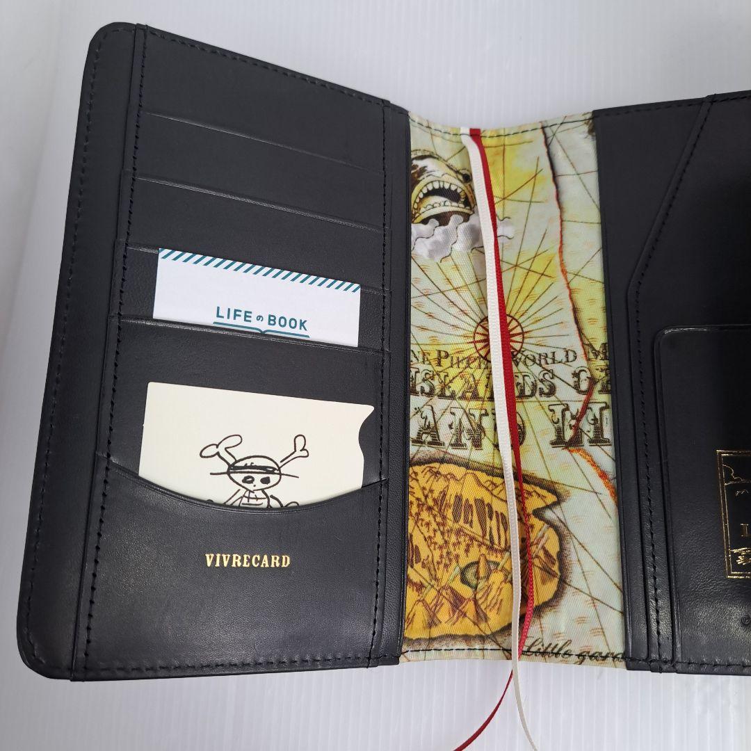 ほぼ日手帳　ONEPIECEコラボ　レザーカバー(ブラック)