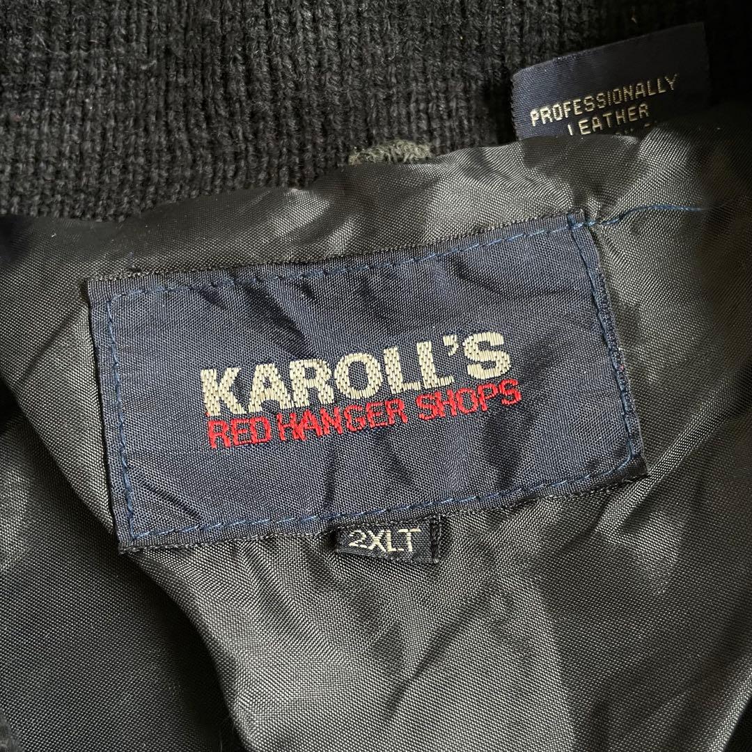 suède leather zip knit jacket black 2XL