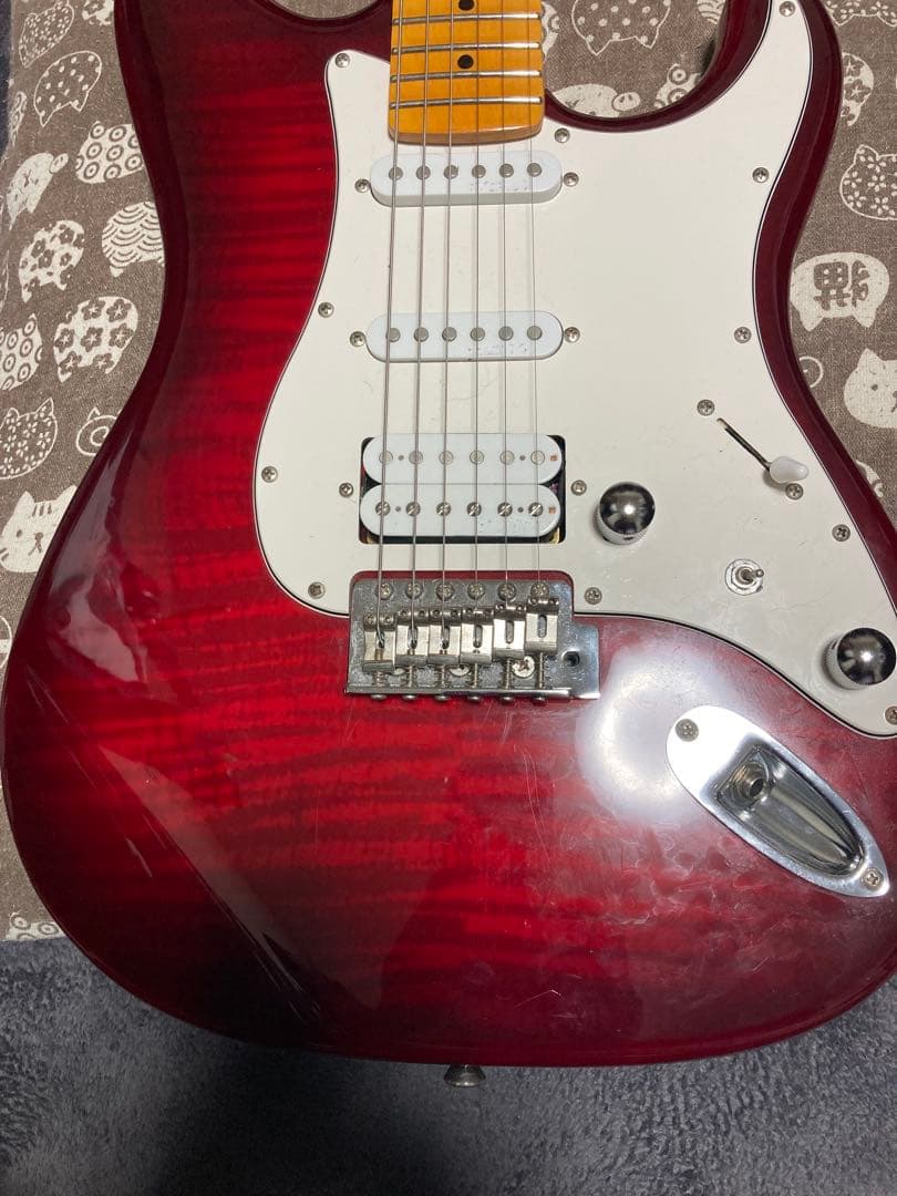 コンポーネントギター　ストラトタイプ　リバースヘッド