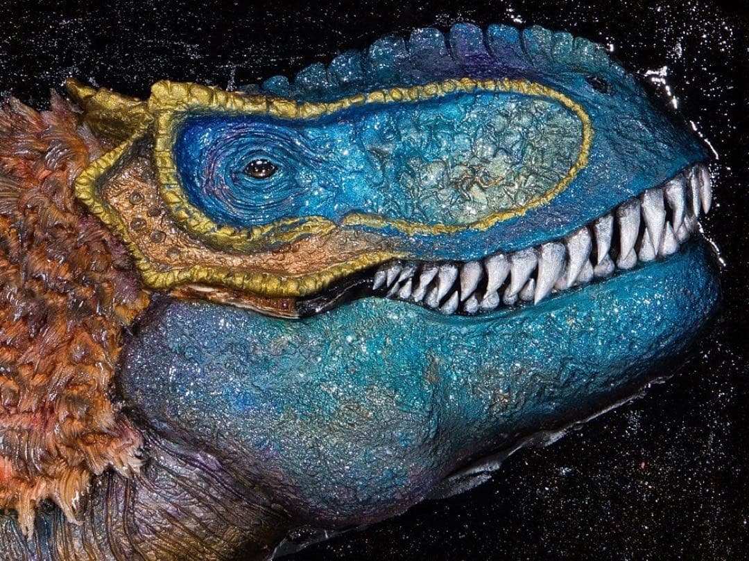 『T.rex』 クレイアート　絵画　恐竜　フィギュア　3D アート