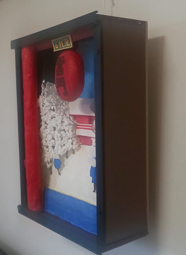 「浅草雷門の雪景色」（未来絵画）