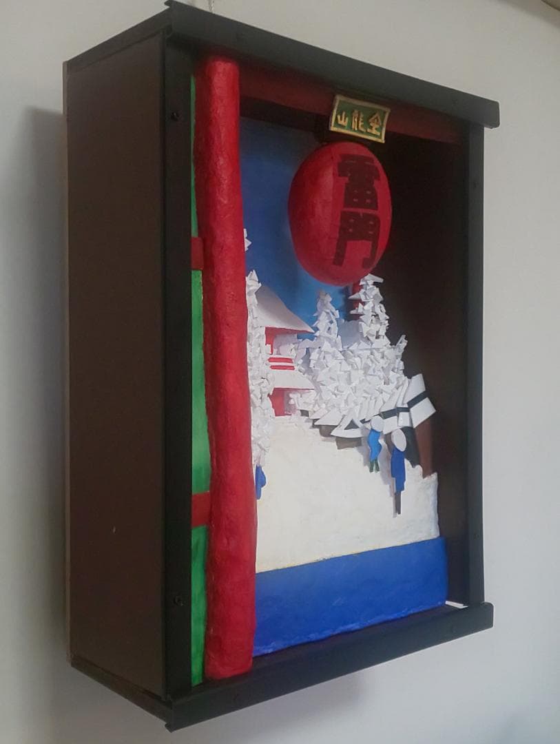 「浅草雷門の雪景色」（未来絵画）