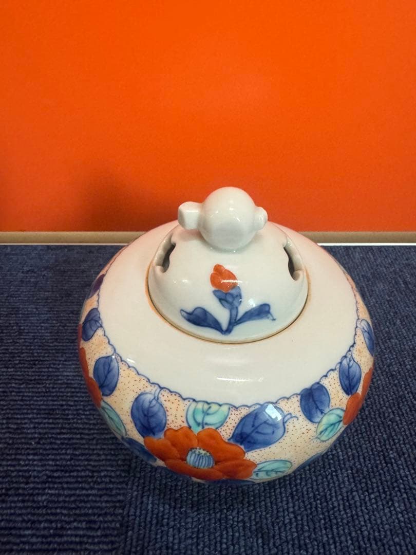 1717 有田焼　青山作　香炉