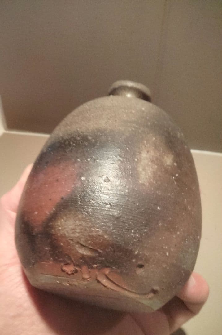 備前焼　的野求　徳利　ぐい呑み