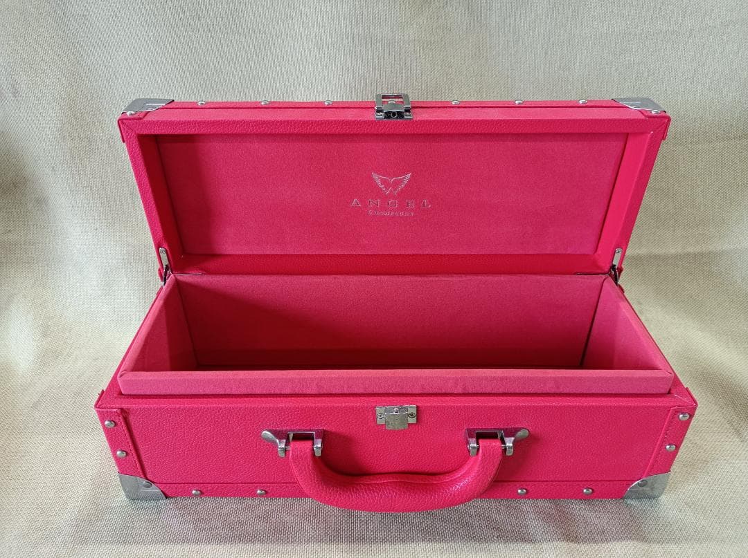 都《LMYCL》エンジェルシャンパン　ドゥミセックブルー　鍵付＋ホワイト　レッド