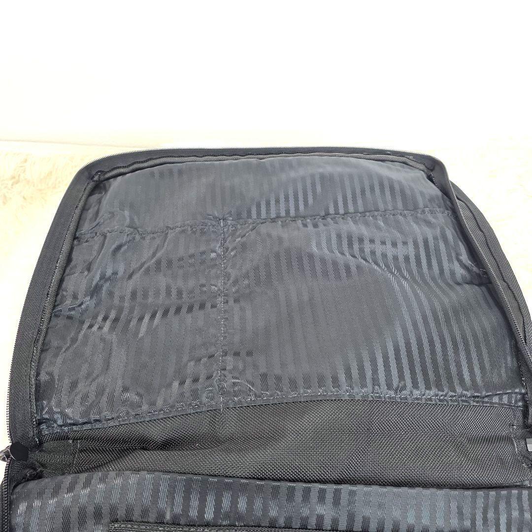 TUMI トゥミ　ナイロン　革　ハンドル　ブラック ビジネス　ハンド バッグ