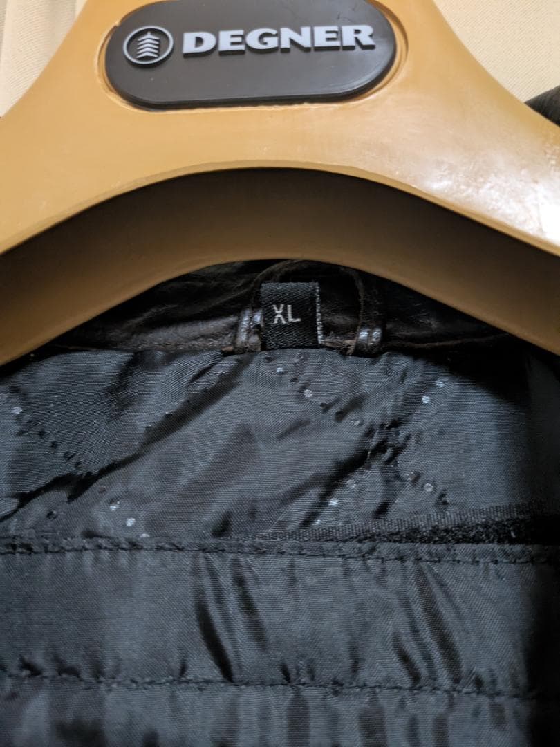DEGNER デグナー 14WJ-3D レザージャケット ブラウン XL