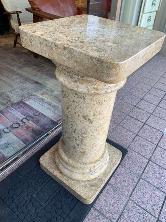 ヴィンテージ　イタリア製　大理石花台