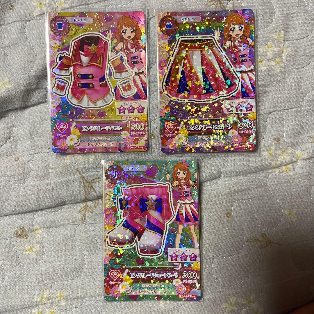 アイカツ！ 大空あかり あかり ピンクパレードコーデ アニメ柄