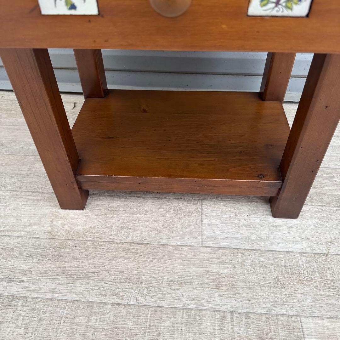 専用　スペイン製　タイル張り　サイドチェスト　アクタス　バレンシア　コンソール