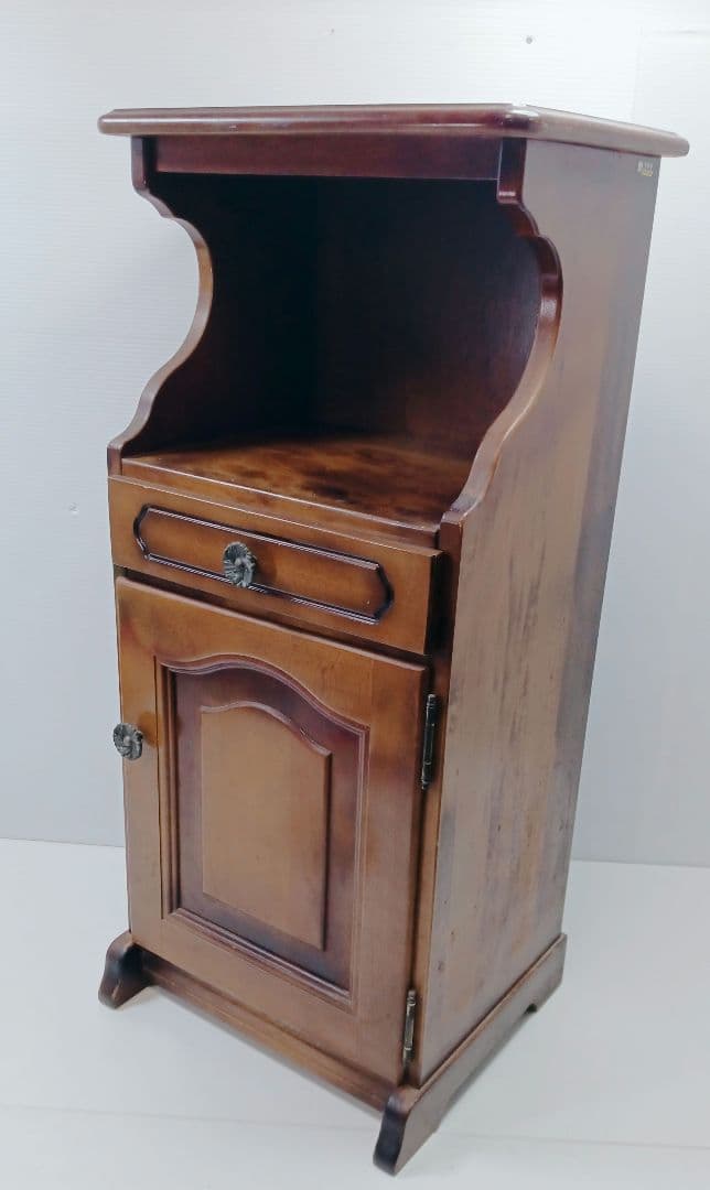 P369 Karimoku カリモク コロニアル 電話台 サイドラック 電話台