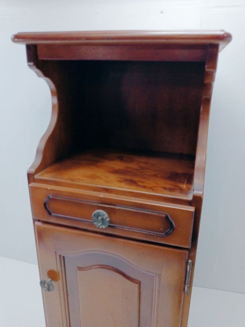 P369 Karimoku カリモク コロニアル 電話台 サイドラック 電話台