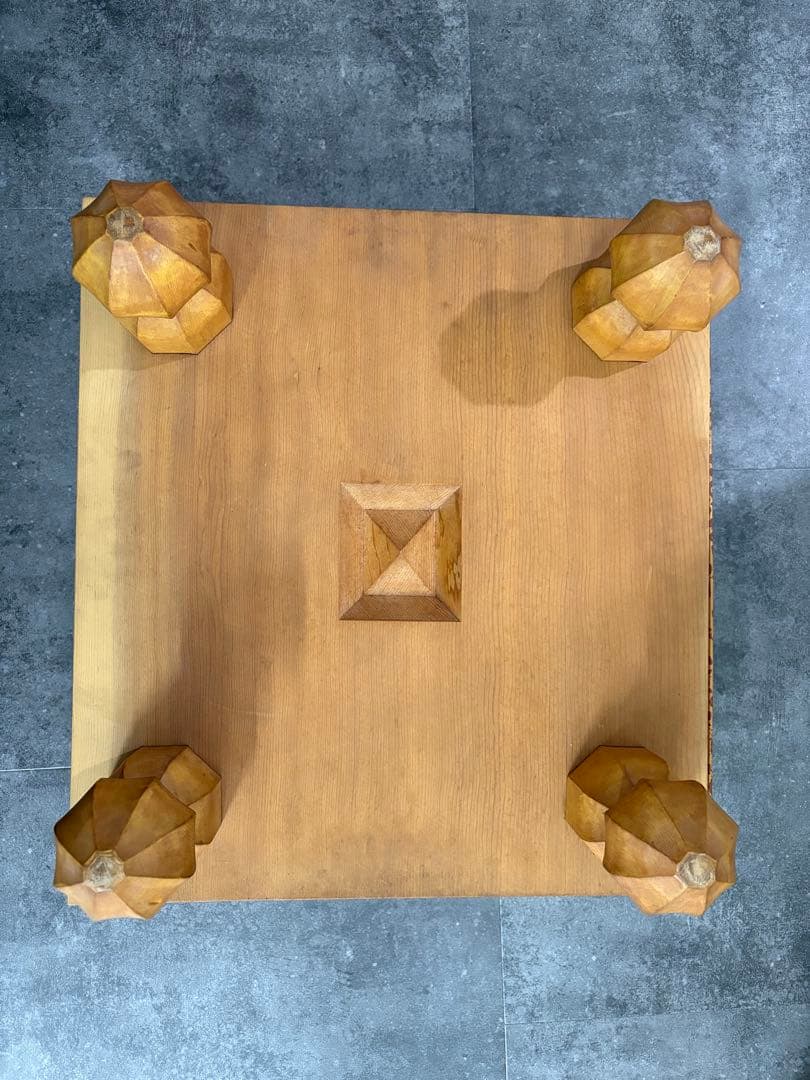 木製脚付き囲碁盤と碁石セット