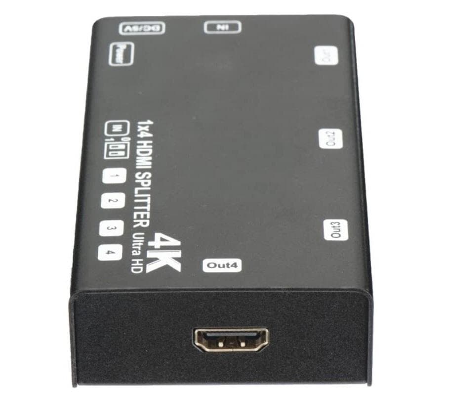 HDMIスプリッター 分配器 4分配 4K 映像 モニター imaru(イマール