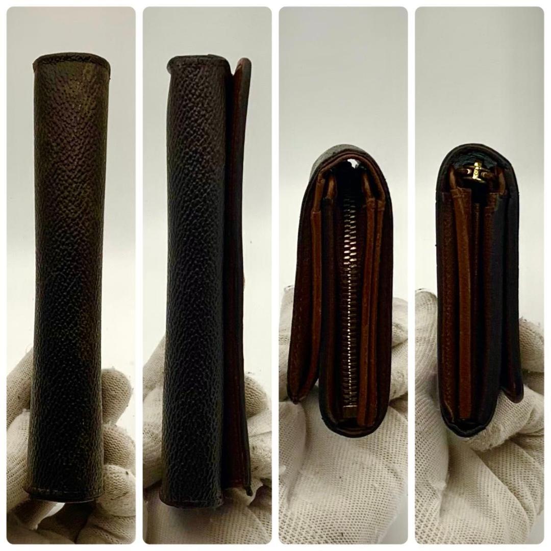 鑑定済み ルイヴィトン ポルトモネ ビエ トレゾール 財布 ミニ L字ファスナー