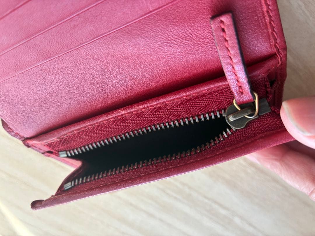 グッチGUCCIチェリーウォレット　二つ折り財布　美品