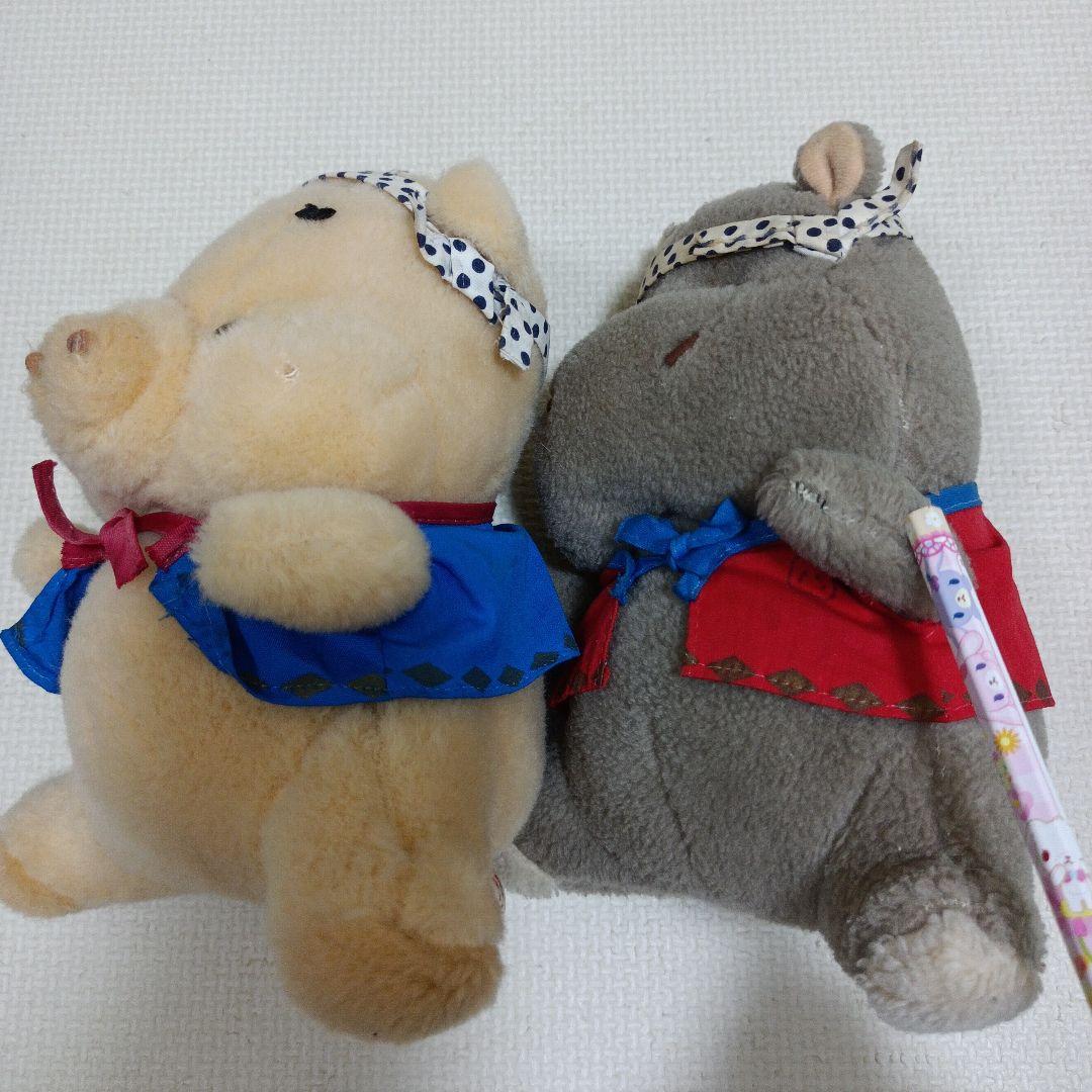 サンリオ　ぬいぐるみ　ぶた　かば　日本製　旧ロゴ　昭和レトロ　平成レトロ　お祭り