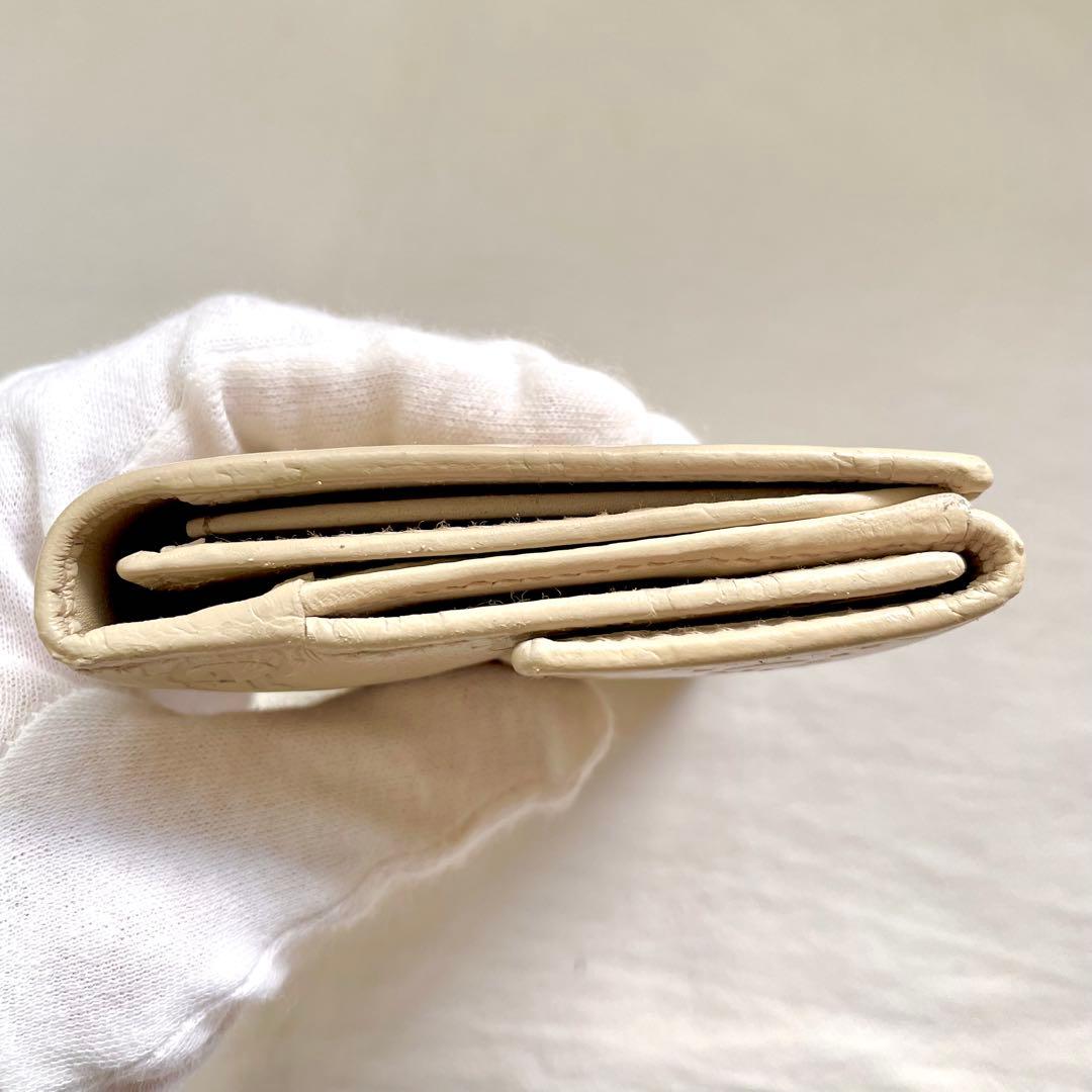 GUCCI グッチGG シマレザー　長財布　2つ折り財布 1220-⑧