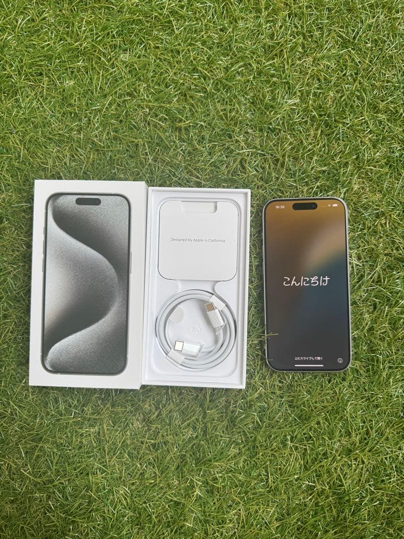 【値下げ中！】【iPhone 15 Pro 256G】本体　箱付き　ケーブル付き