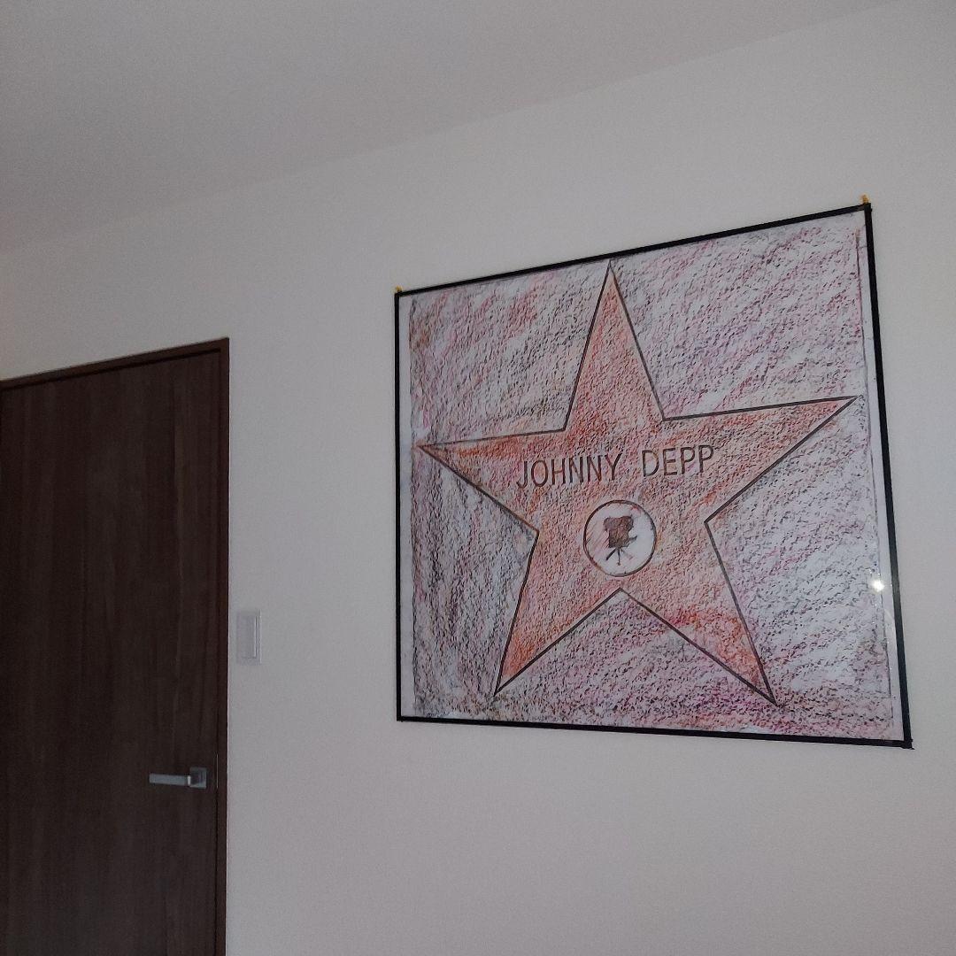 【唯一無二】ジョニー・デップ　ウォーク・オブ・フェイムアート作品