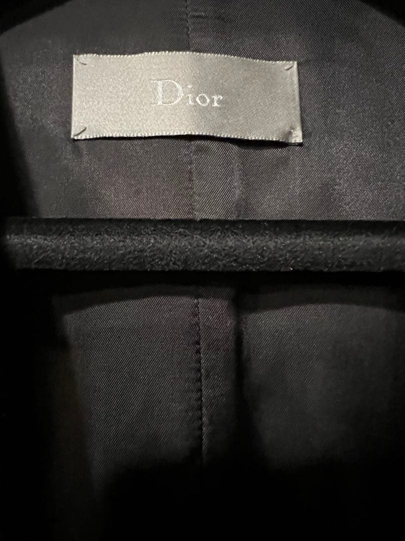 ディオールオム ジレ ベスト ブラック　46カシミア混