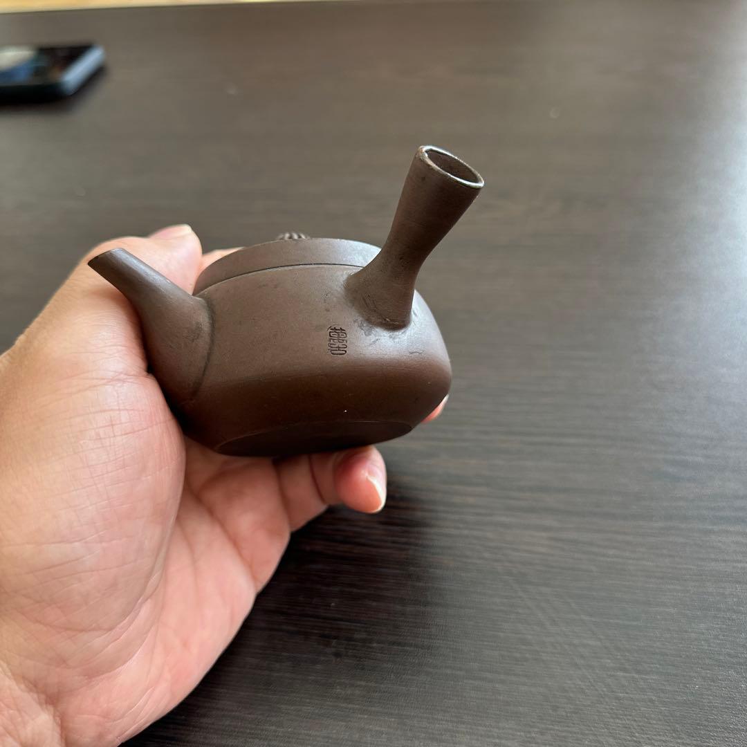 急須　ミニ急須　萬古焼　時代物