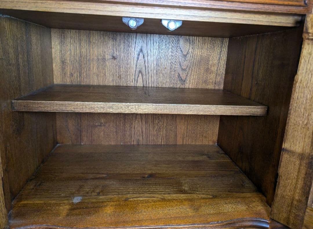 猫脚 扉 引き出し 木製 アンティーク 家具 キャビネット