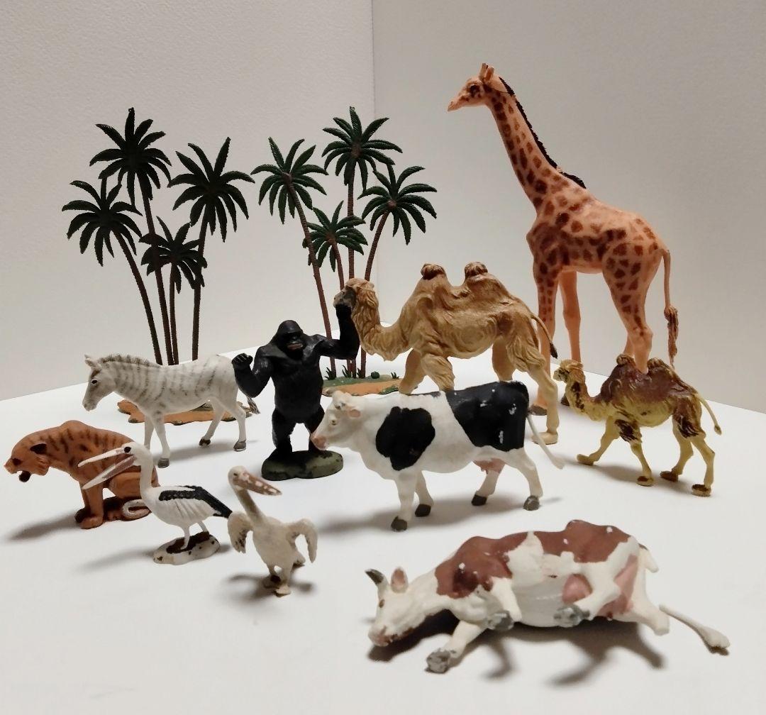 ヴィンテージ　英国ブリテン社Britains Ltd.　 動物・植物フィギュア