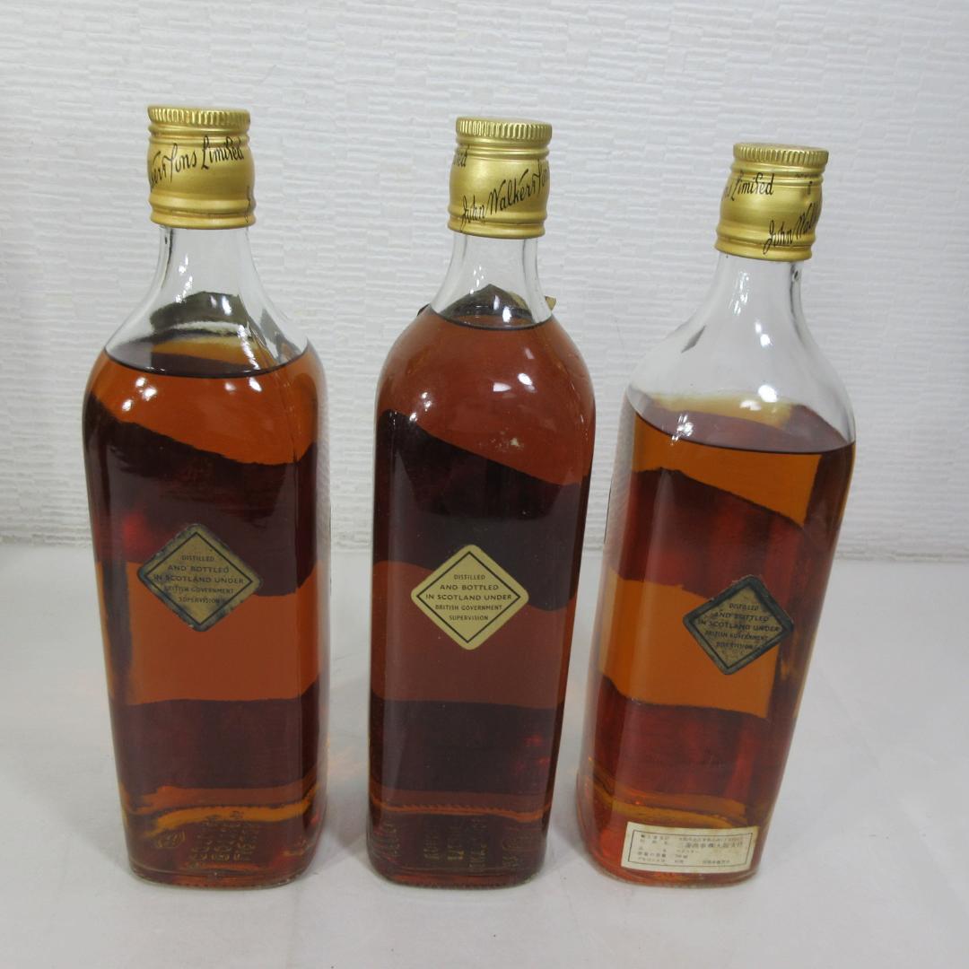 Johnnie Walker Black Label 750ml,43% 3本