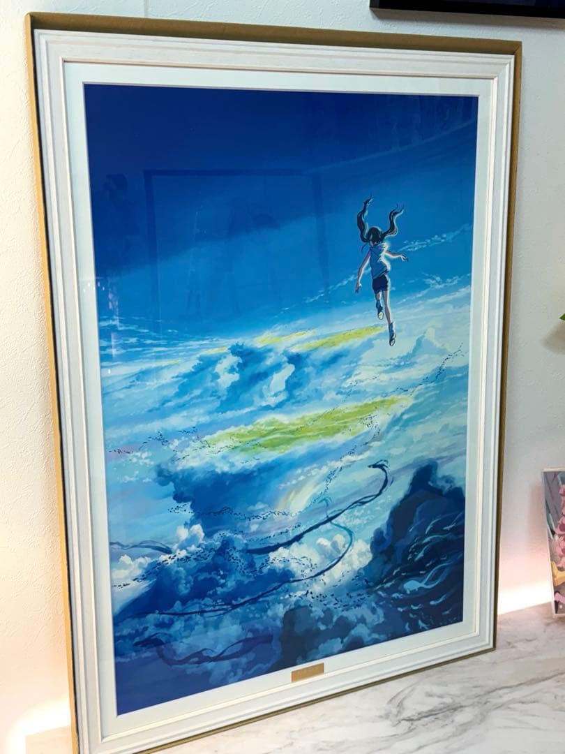 天気の子　B2 額縁イラスト