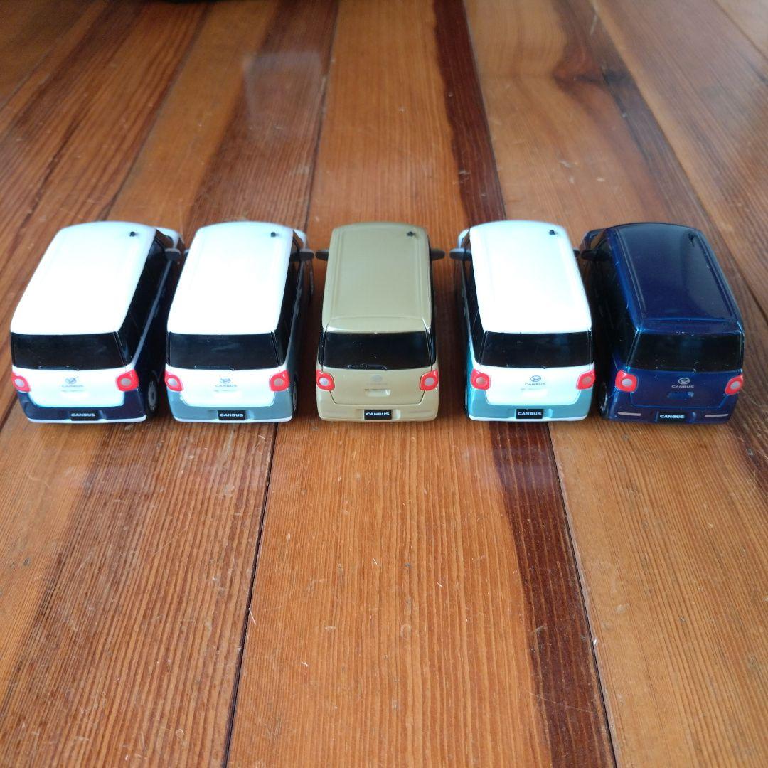 キャンバス ミニカー 5台セット　非売品　ダイハツ