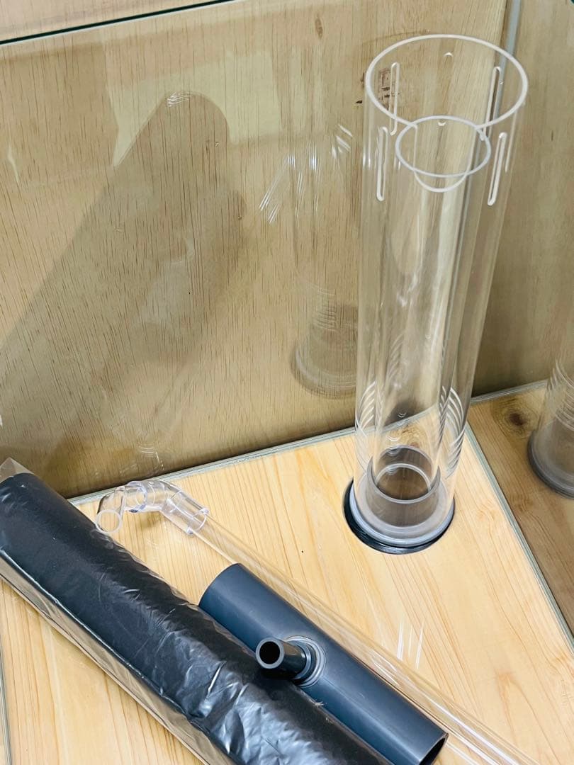 450×450×450オールガラスオーバーフロー水槽セット　クリア