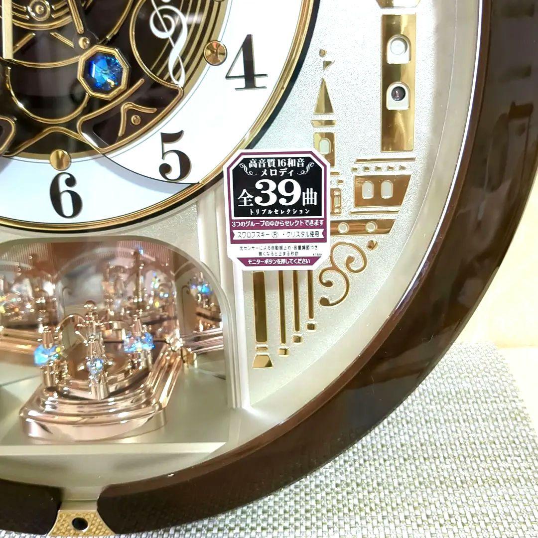 SEIKO　電波からくり掛時計　ウェーブシンフォニー　39曲　RE579B　美品