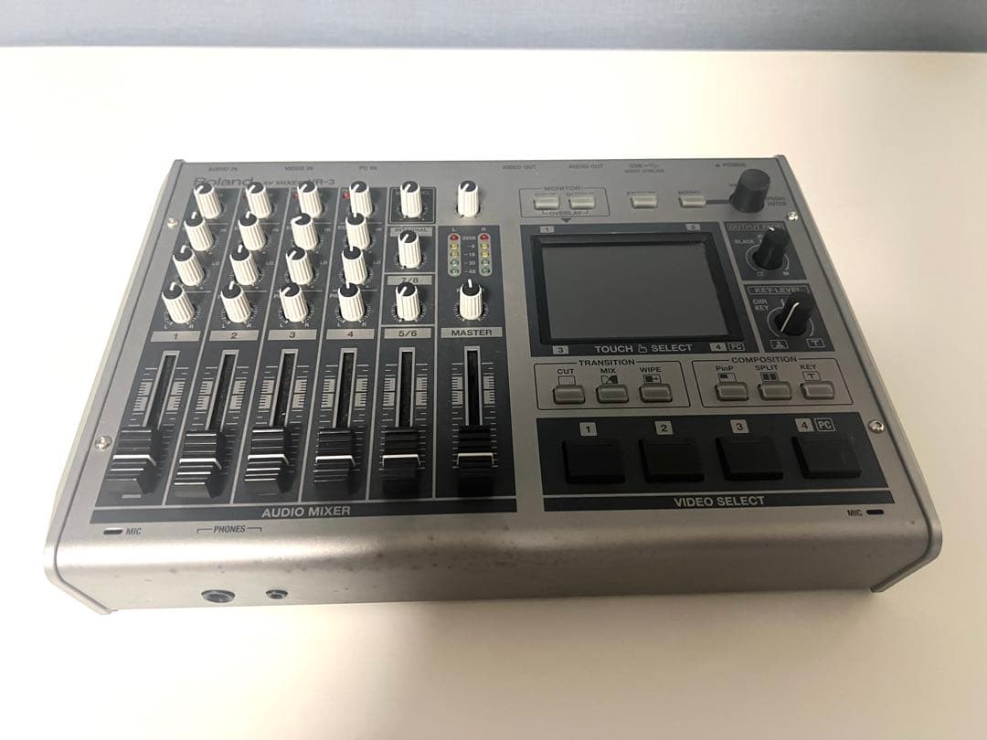 Roland VR-3 AVミキサー説明書 ACア ダプター付き ローランド