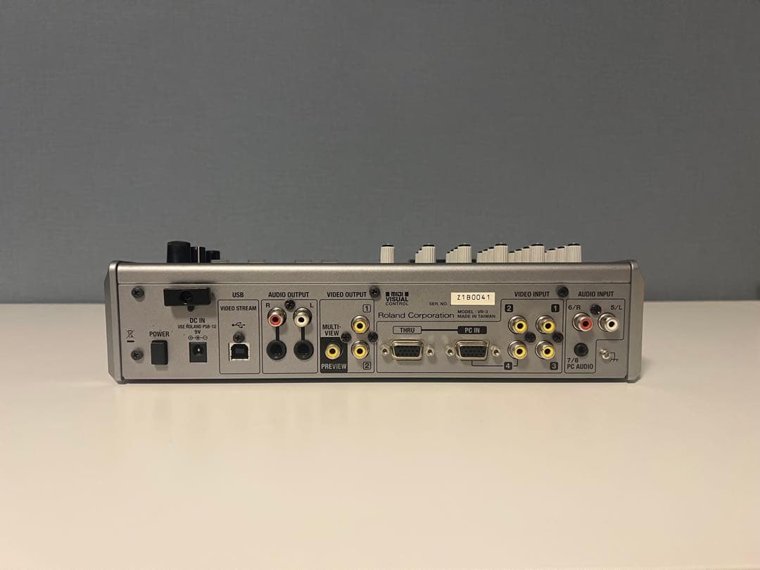 Roland VR-3 AVミキサー説明書 ACア ダプター付き ローランド