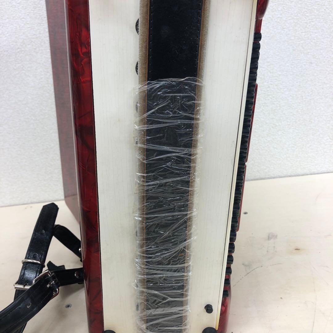 【レア】YAMAHA ヤマハ アコーディオン レッド 34鍵 80ボタン 赤