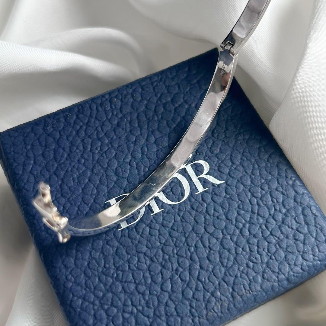 【大人気】DIOR CDダイヤモンド バングル Ag925 アイコン