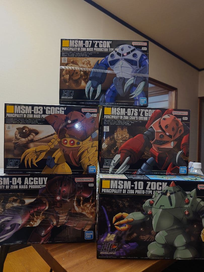 HG ガンプラ MSM-07 Z'GOK 他 ジオン軍水泳部セット バラ売り不可