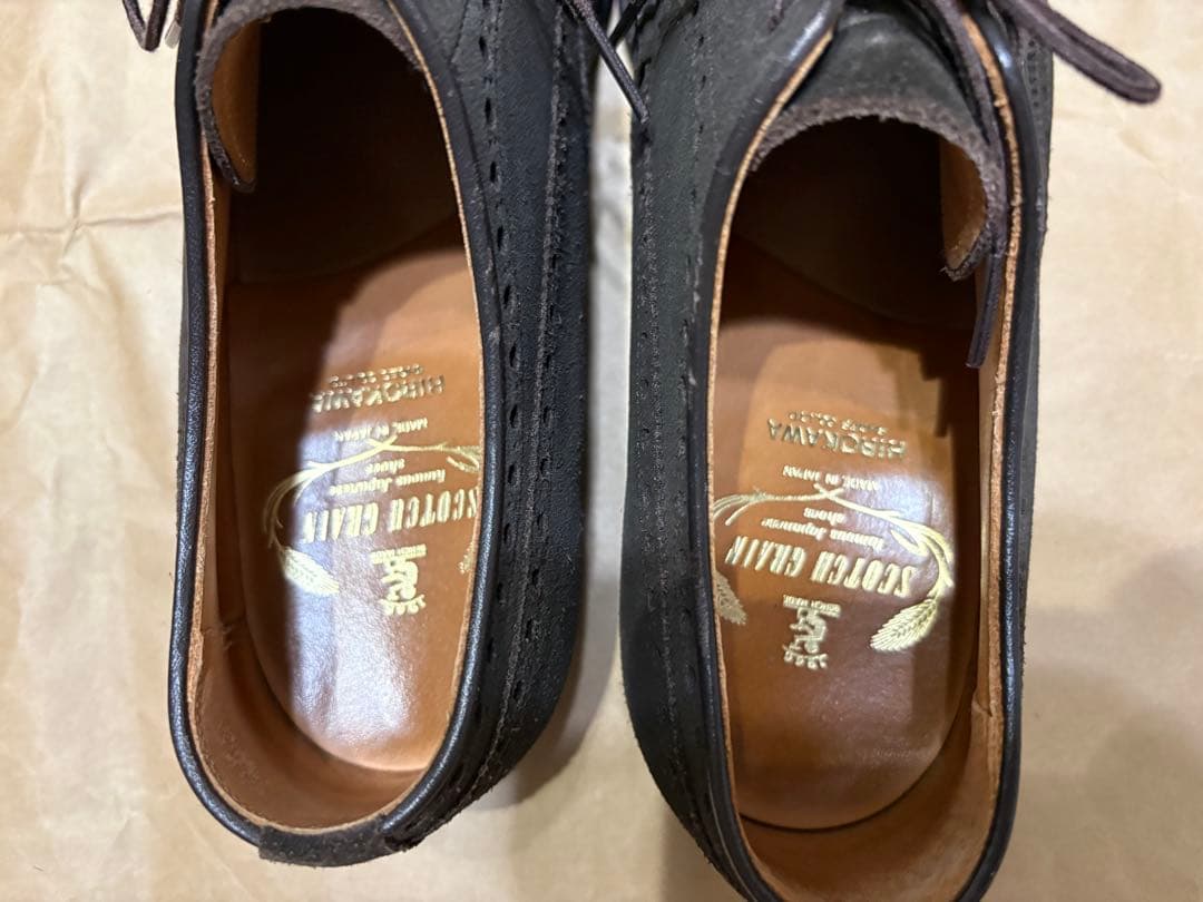 HIROKAWA SHOES SCOTCH GRAIN スエードシューズ