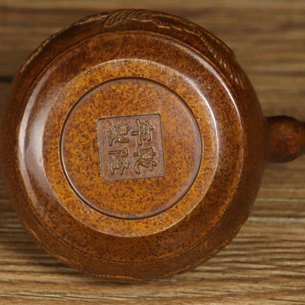 銅龍鳳徳利 茶壺 茶器 茶道具 煎茶道具 装飾品 工芸品 置物