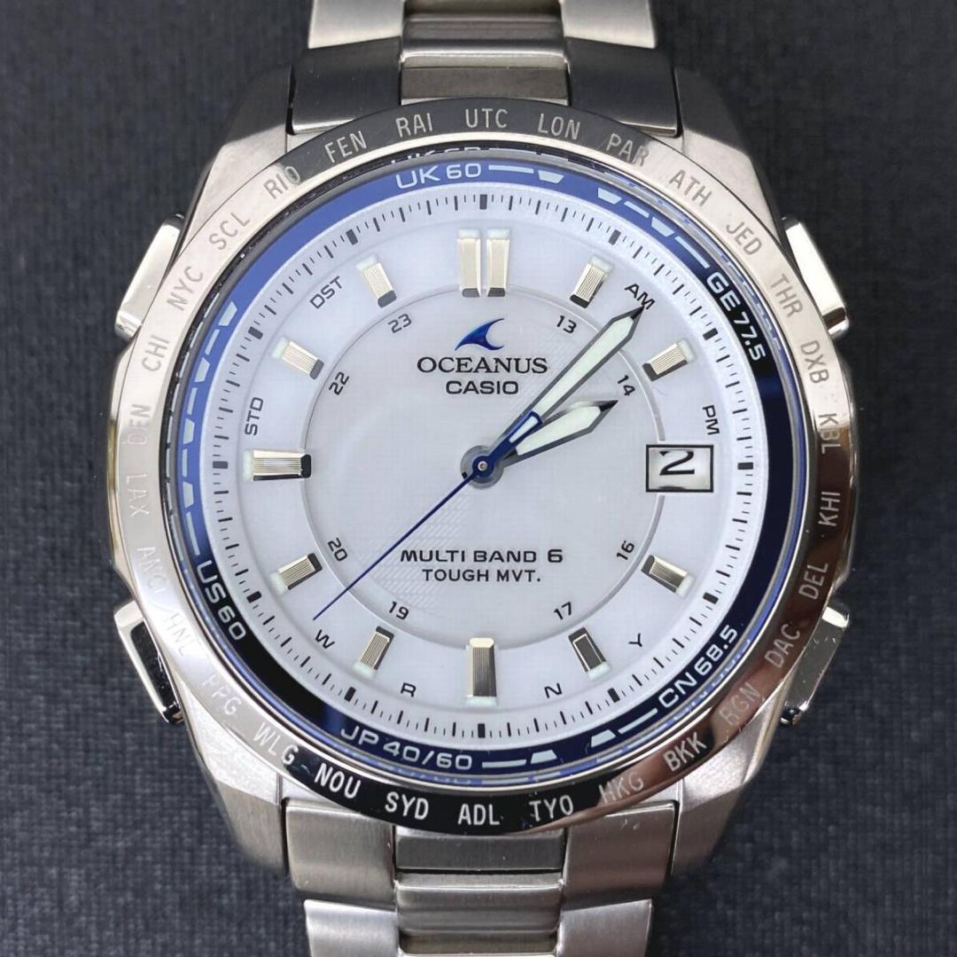 ジャンク CASIO OCEANUS OCW-T100 クォーツ 腕時計