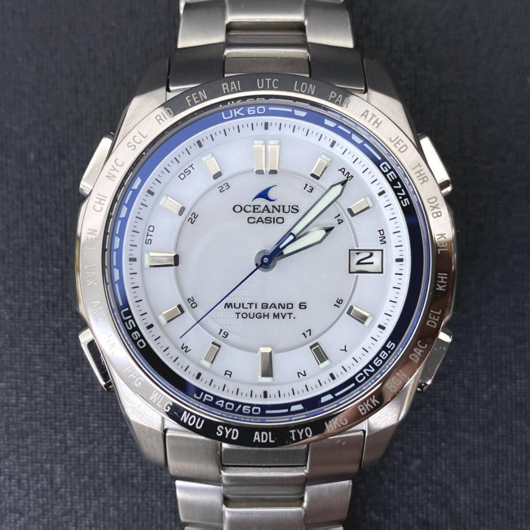 ジャンク CASIO OCEANUS OCW-T100 クォーツ 腕時計